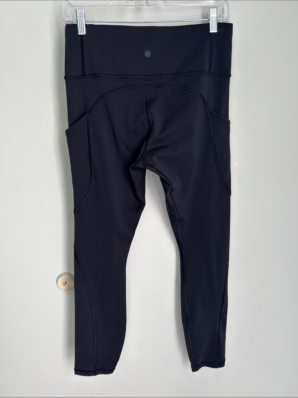 Athleta Black Mid-Rise Performance Leggings